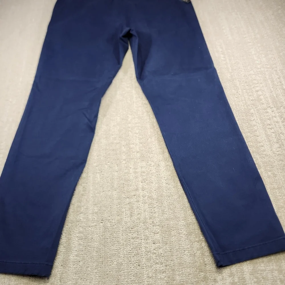 Banana Republic Pants Men 38x32 Blue Cotton Twill Stretch Chino NEW Straight Leg